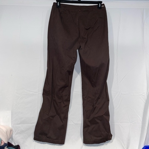 Woolrich Trouser Dress Slacks Straight Slim Leg Stretch High Rise Pants - Picture 4 of 8